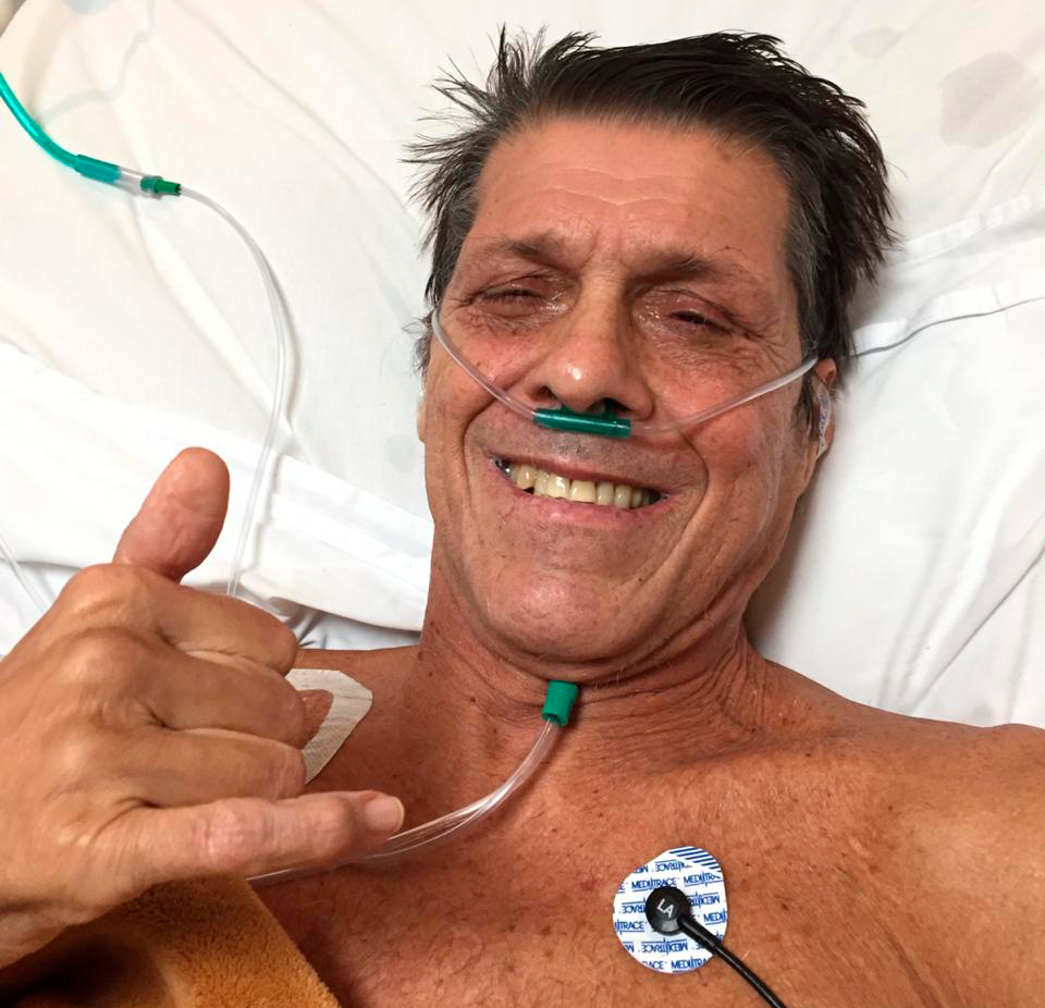 Otavio Pacheco tem melhora no quadro clínico em hospital do Rio de Janeiro.
