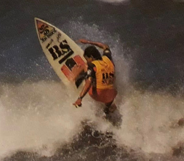 “Lua” foi um dos grandes nomes do surfe do Rio Grande do Sul nos anos 80 e 90.
