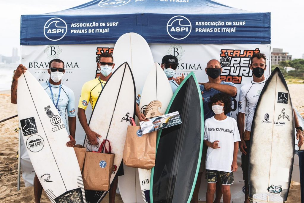 Pódio da categoria Local, com Jonathan Busetti, Johny Bernardi, Dickson Queiroz e Ricardo Tavares.