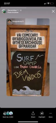 Surfcamp Fabio Gouveia / The Search House 2020, Florianópolis (SC). Foto: Divulgação.