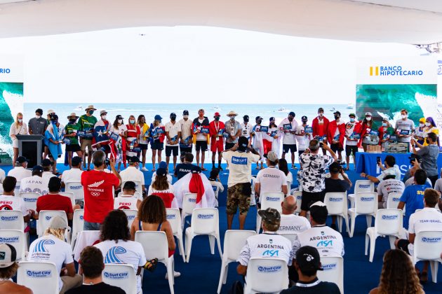 Cerimônia de encerramento, Surf City El Salvador ISA World Surfing Games 2021. Foto: ISA / Ben Reed.