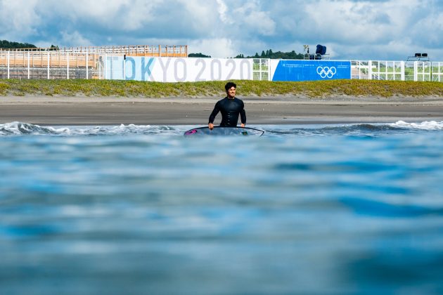 Gabriel Medina, Jogos Olímpicos 2021, Tsurigasaki Beach, Ichinomiya, Chiba, Japão	. Foto: ISA / Ben Reed.