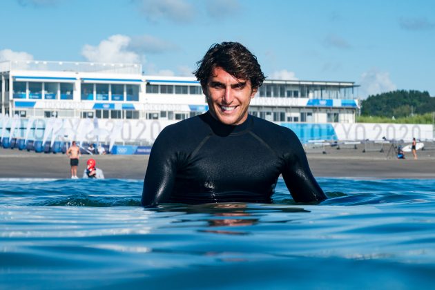 Leo Fioravanti, Jogos Olímpicos 2021, Tsurigasaki Beach, Ichinomiya, Chiba, Japão	. Foto: ISA / Ben Reed.