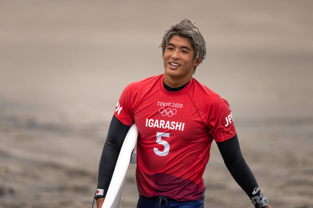 Kanoa Igarashi conquistou a medalha de prata em Chiba.