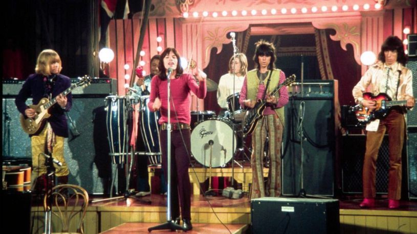 Cena de Rock and Roll Circus, filme clássico do The Rolling Stones.
