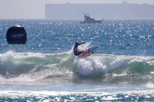 Sarah Baum, US Open of Surfing 2021, Huntington Beach, Califórnia (EUA). Foto: WSL / Morris.