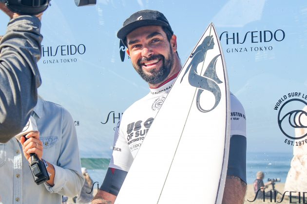 Willian Cardoso, US Open of Surfing 2021, Huntington Beach, Califórnia (EUA). Foto: WSL / Nichols.