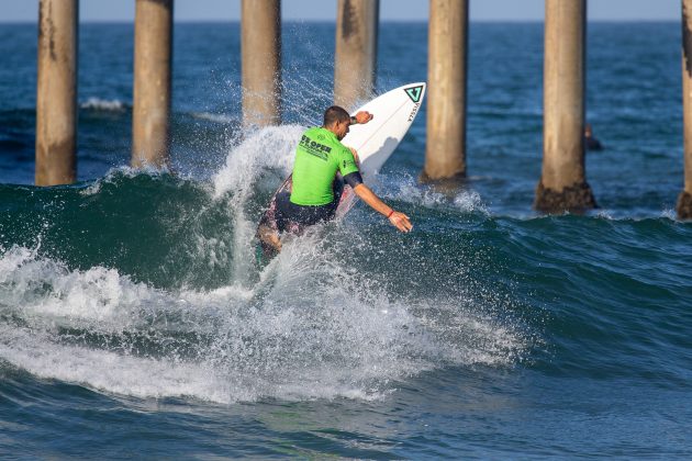 Cole Houshmand, US Open of Surfing 2021, Huntington Beach, Califórnia (EUA). Foto: WSL / Morris.