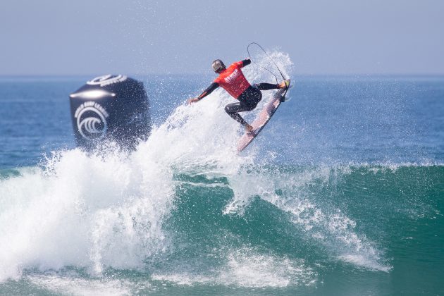 Kanoa Igarashi, US Open of Surfing 2021, Huntington Beach, Califórnia (EUA). Foto: WSL / Morris.