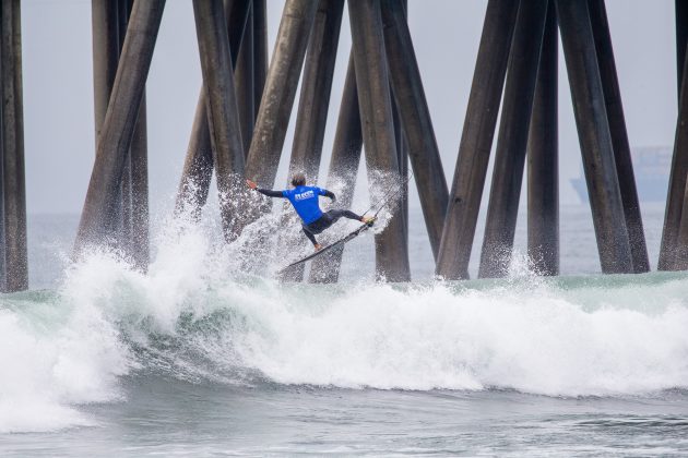 Kanoa Igarashi, US Open of Surfing 2021, Huntington Beach, Califórnia (EUA). Foto: WSL / Morris.