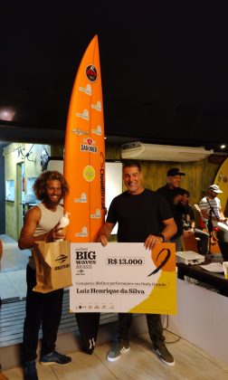 Prêmio Surfland Big Waves Brasil, Garopaba (SC). Foto: Divulgação.