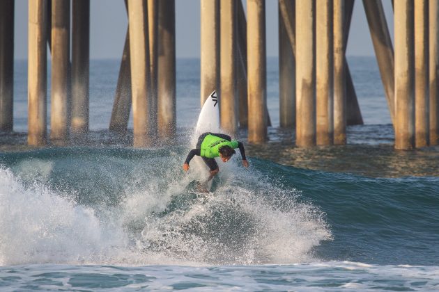 Barron Mamiya, US Open of Surfing 2021, Huntington Beach, Califórnia (EUA). Foto: WSL / Morris.