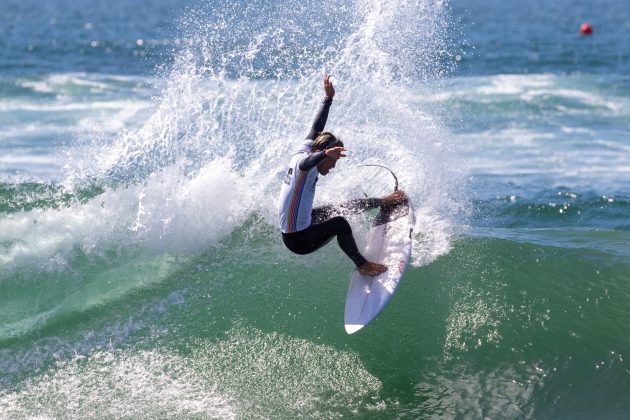 Shun Murakami, US Open of Surfing 2021, Huntington Beach, Califórnia (EUA). Foto: WSL / Morris.