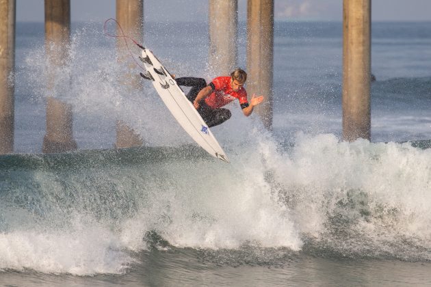 Jack Robinson, US Open of Surfing 2021, Huntington Beach, Califórnia (EUA). Foto: WSL / Morris.
