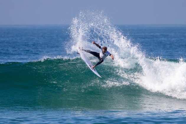 Shane Sykes, US Open of Surfing 2021, Huntington Beach, Califórnia (EUA). Foto: WSL / Morris.