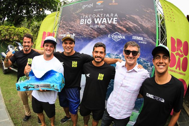 Premiação, Itacoatiara Big Wave 2021, Niterói (RJ). Foto: Tony D'Andrea.