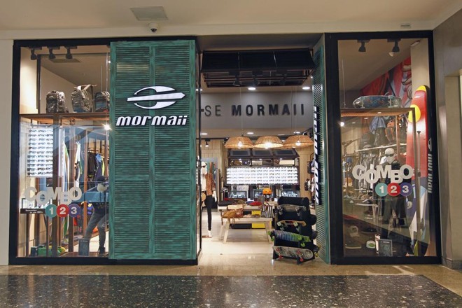 Mormaii tem lojas em shoppings de todo o Brasil.