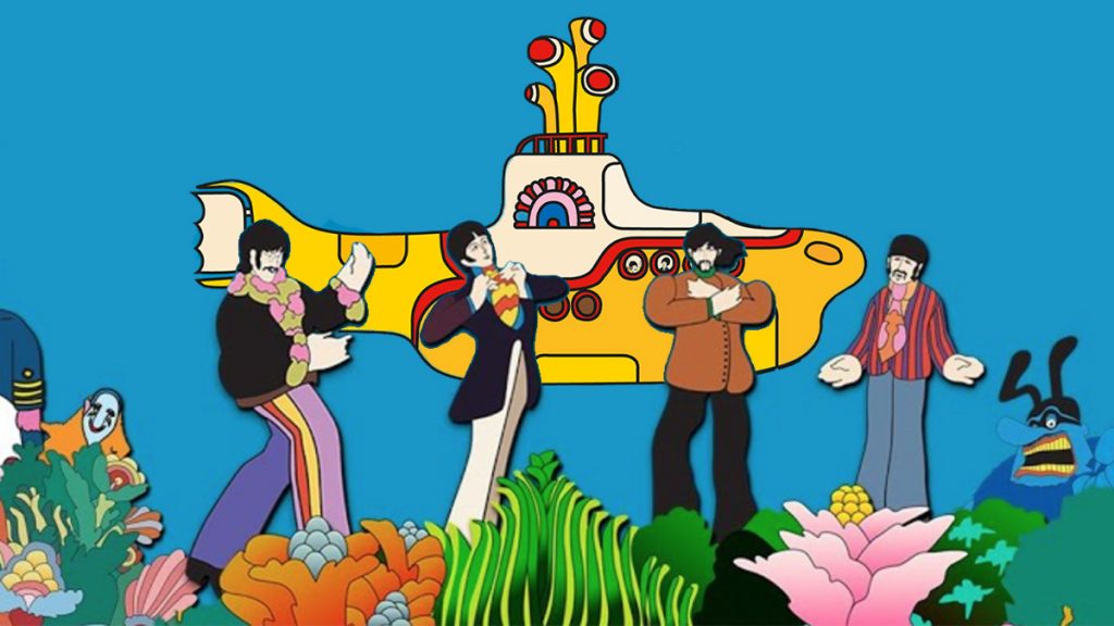 Yellow Submarine, dos Beatles, psicodelia no cinema.