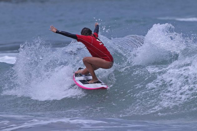 Kiany Hyakutake, Hang Loose Surf Attack 2021, Praia de Camburi, São Sebastião (SP). Foto: Munir El Hage.