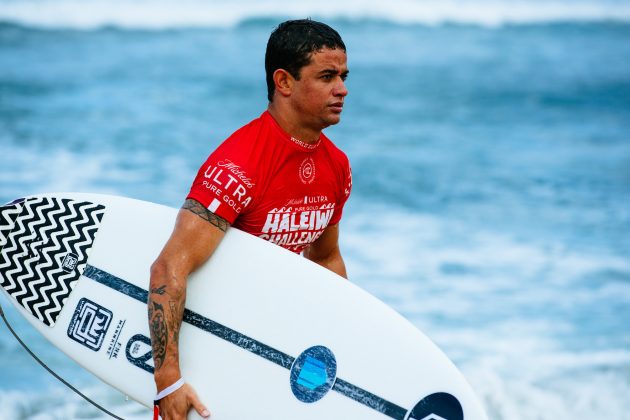 Deivid Silva, Haleiwa Challenger 2021, North Shore, Oahu, Havaí. Foto: WSL / Brent Bielmann.