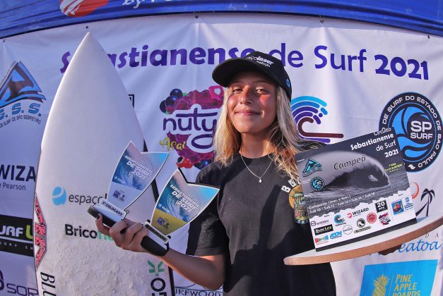 Luana Reis, Sebastianense de Surf 2021, Maresias, São Sebastião (SP). Foto: Munir El Hage.
