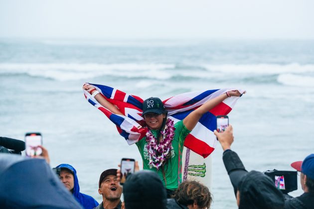 Bettylou Sakura Johnson, Haleiwa Challenger 2021, North Shore, Oahu, Havaí. Foto: WSL / Heff.