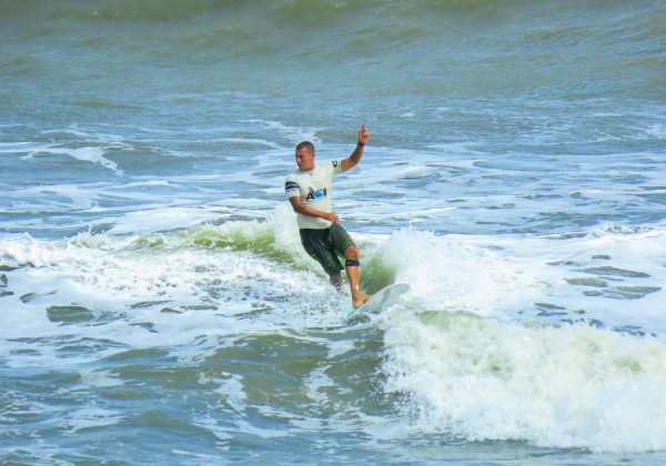 Jonas Lima, 2ª etapa do Circuito Itanhaense de Surf 2021. Foto: Eric Medalha.