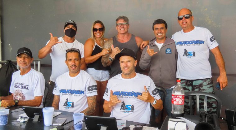 Equipe de juízes, 2ª etapa do Circuito Itanhaense de Surf 2021. Foto: Eric Medalha.