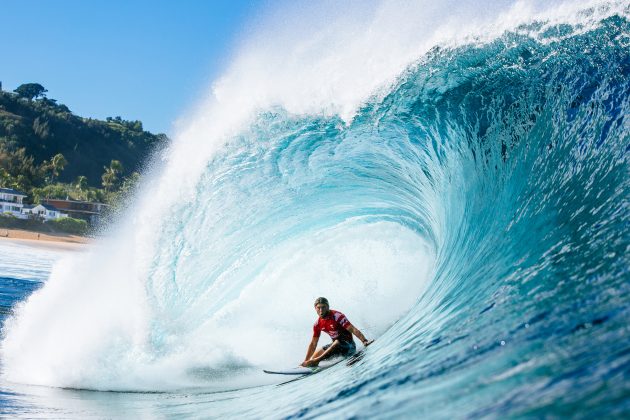 Conner Coffin, Billabong Pro Pipeline 2022, North Shore de Oahu, Havaí	. Foto: WSL / Brent Bielmann.