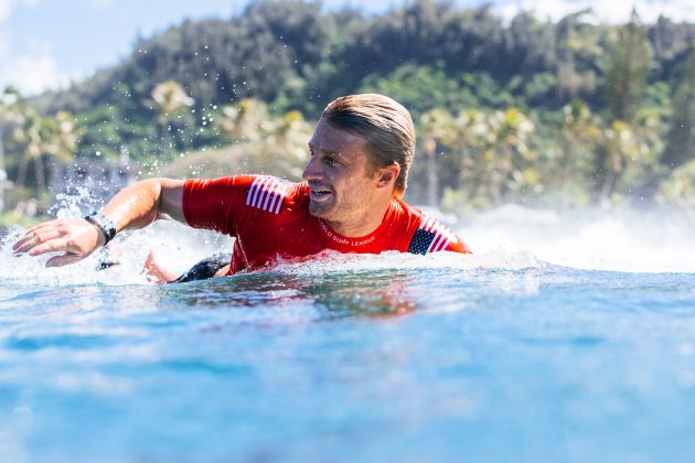 Kolohe Andino, Billabong Pro Pipeline 2022, North Shore de Oahu, Havaí	. Foto: WSL / Brent Bielmann.