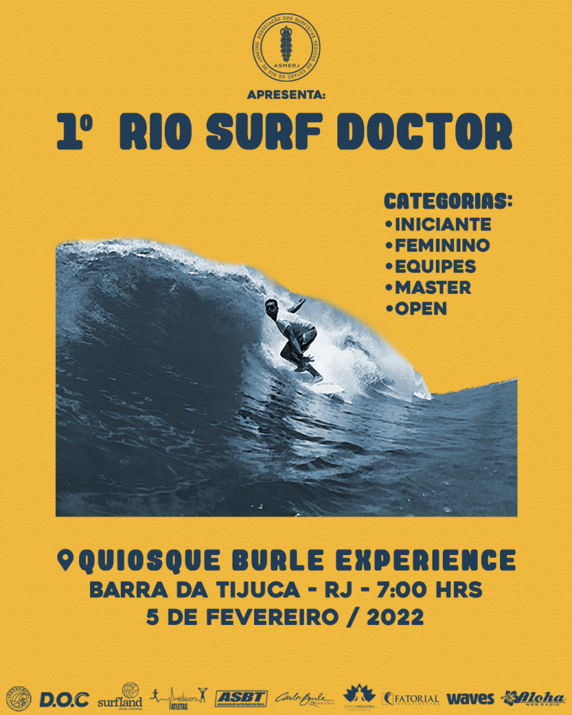 Primeiro Rio Surf Doctor reúne surfistas médicos no Rio.