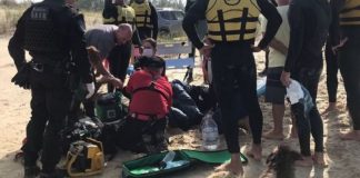Surfistas são resgatados
