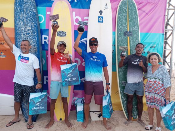 Finalistas Longboard Masculino, Maresia Pro Taíba 2022, praia da Taíba (CE). Foto: Divulgação.