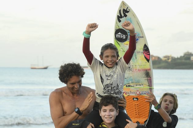 Luca Monteiro - Campeão Sub 10 01, Surfland Brasil apresenta Circuito Surf Talentos Oceano 2022, Garopaba (SC). Foto: Marcio David.