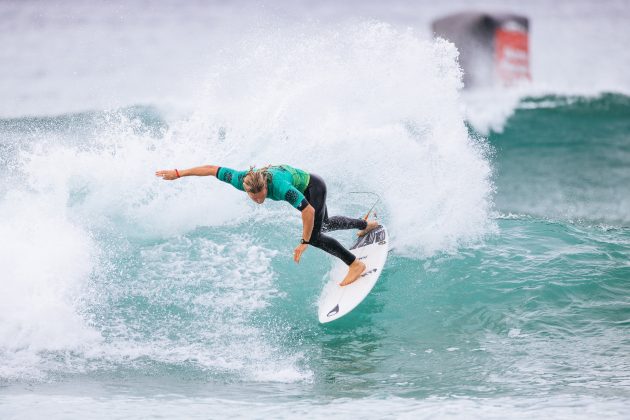 Thomas Debierre, Sydney Surf Pro 2022, Manly Beach, New South Wales, Austrália. Foto: WSL / Dunbar.