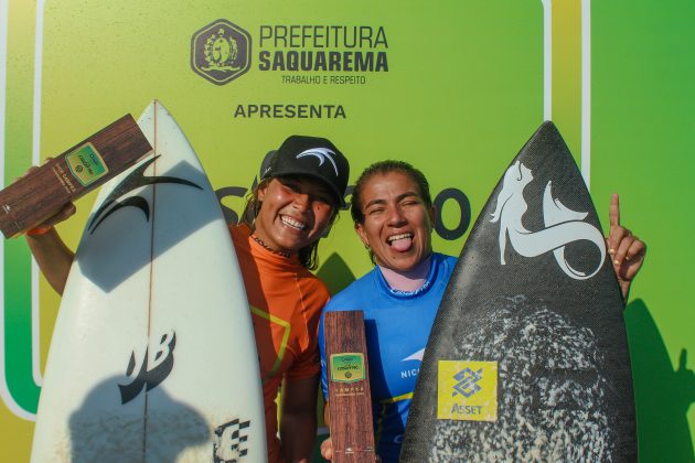 Larissa dos Santos e Silvana Lima, SSXP Pro, Praia da Vila, Saquarema (RJ). Foto: Pablo Jacinto.