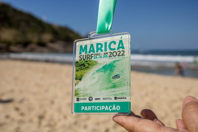 Clínica de Surfe para crianças de projetos sociais, Maricá Surf Pro AM 2022, Ponta Negra, Maricá (RJ). Foto: Gleyson Silva.