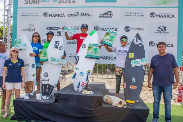 Taís Almeida, Yanca Costa, Julia Santos e Silvana Lima, Maricá Surf Pro AM 2022, Ponta Negra, Maricá (RJ). Foto: Gleyson Silva.