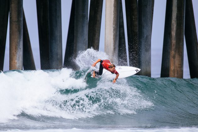 Jake Marshall, US Open of Surfing 2022, Huntington Beach, Califórnia (EUA). Foto: WSL / Beatriz Ryder.