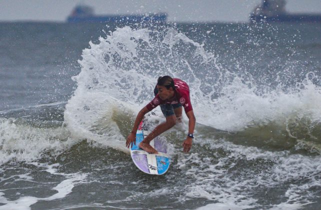 Jhon Muller, Hang Loose Surf Attack 2022, Praia do Tombo, Guarujá (SP). Foto: Erik Medalha.
