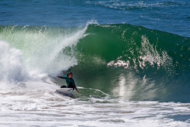Amuro Tsuzuki, US Open of Surfing 2022, Huntington Beach, Califórnia (EUA). Foto: WSL / Morris.