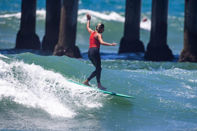 Avalon Gall, US Open of Surfing 2022, Huntington Beach, Califórnia (EUA). Foto: WSL / Morris.