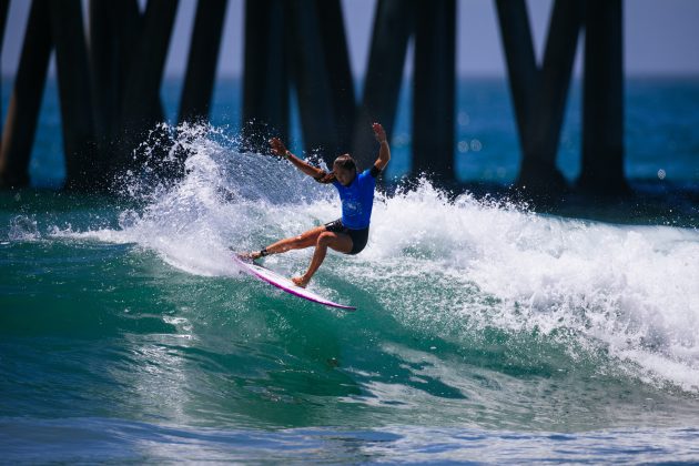 Bettylou Sakura Johnson, US Open of Surfing 2022, Huntington Beach, Califórnia (EUA). Foto: WSL / Beatriz Ryder.