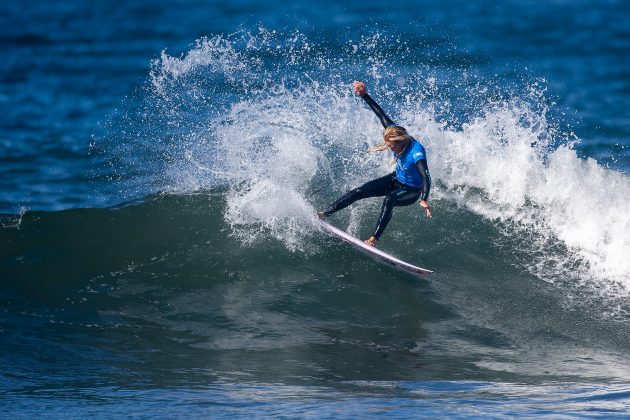 Caitlin Simmers, US Open of Surfing 2022, Huntington Beach, Califórnia (EUA). Foto: WSL / Morris.