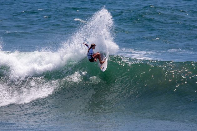 Caroline Marks, US Open of Surfing 2022, Huntington Beach, Califórnia (EUA). Foto: WSL / Morris.