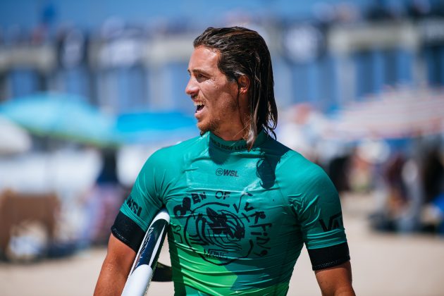 Evan Geiselman, US Open of Surfing 2022, Huntington Beach, Califórnia (EUA). Foto: WSL / Beatriz Ryder.