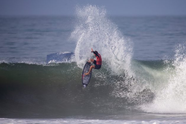 João Chianca, US Open of Surfing 2022, Huntington Beach, Califórnia (EUA). Foto: WSL / Morris.