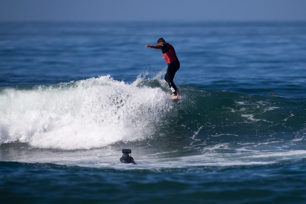 Justin Quintal, US Open of Surfing 2022, Huntington Beach, Califórnia (EUA). Foto: WSL / Morris.