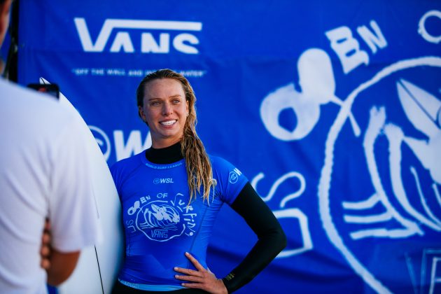 Macy Callaghan, US Open of Surfing 2022, Huntington Beach, Califórnia (EUA). Foto: WSL / Beatriz Ryder.