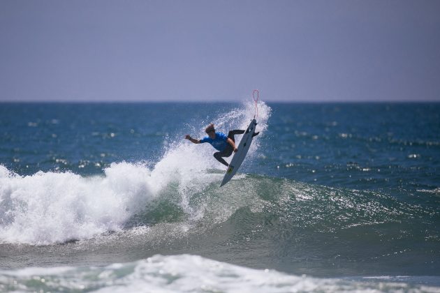 Nolan Rapoza, US Open of Surfing 2022, Huntington Beach, Califórnia (EUA). Foto: WSL / Beatriz Ryder.